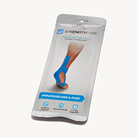Kinesio-Tape Strengthtape Sprunggelenk Fuß Achillessehnenentzündung Vorfußbeschwerden Mittelfußbeschwerden Fersensporn Fersenverstauchung bei Klopf Orthopädie in Würzburg