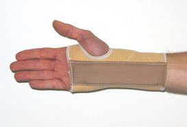 Ruthner Handgelenkschiene Frakturen Muskel und Bänderrupturen Distorsionen postoperativ bei Klopf Orthopädie in Würzburg